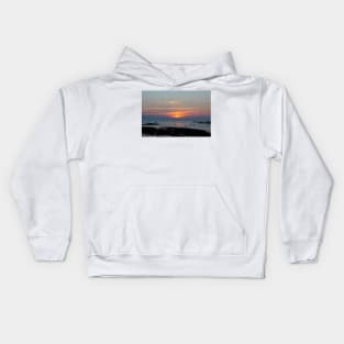 Sunset at Cobo Bay, Guernsey Kids Hoodie